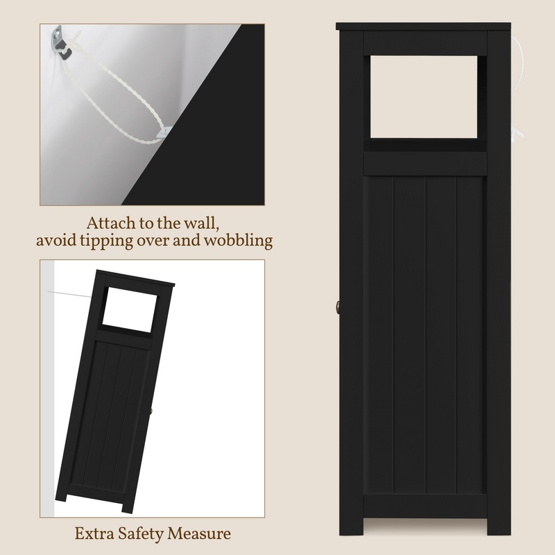 Yaheetech 34″ Tall Bathroom Floor Cabinet