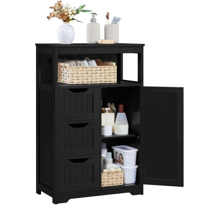Yaheetech 34″ Tall Bathroom Floor Cabinet
