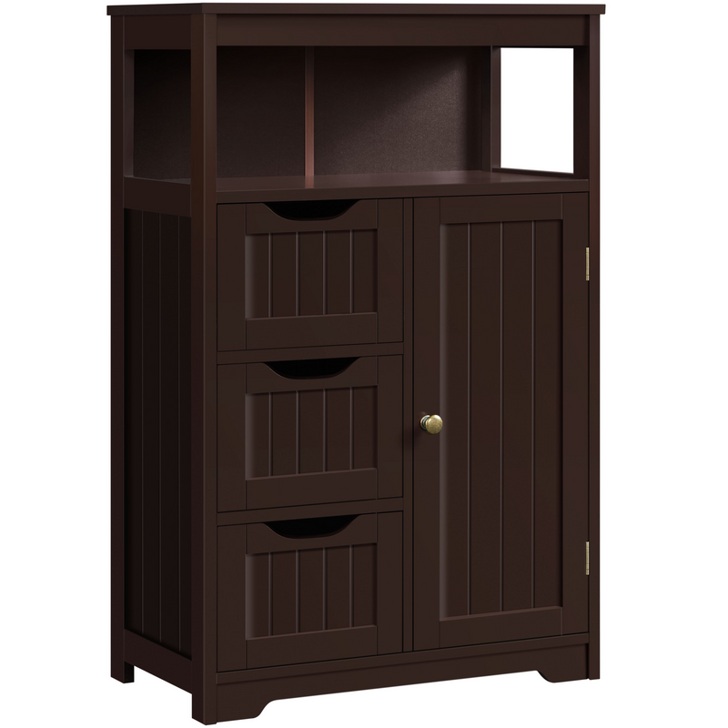 Yaheetech 34″ Tall Bathroom Floor Cabinet