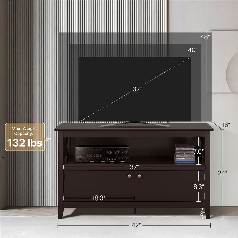 Yaheetech 42in Large TV Cabinet