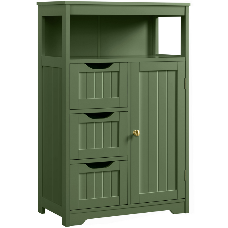 Yaheetech 34″ Tall Bathroom Floor Cabinet