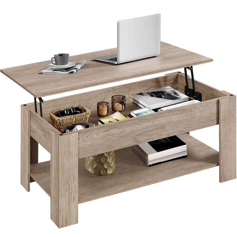 Yaheetech Lift Top Coffee Table