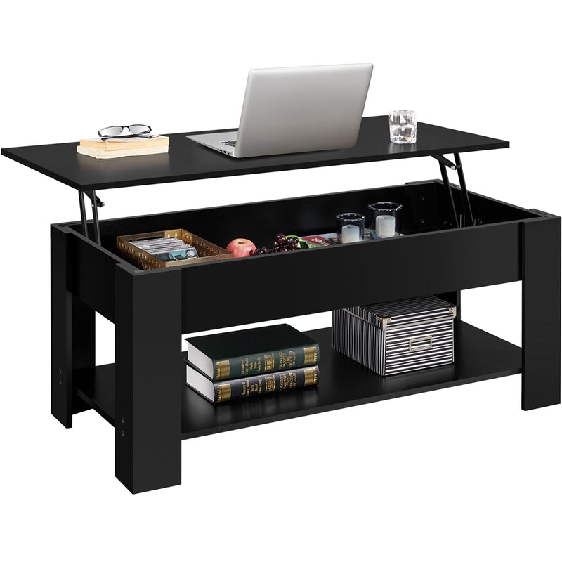 Yaheetech Modern Height Adjustable Lift Top Coffee Table