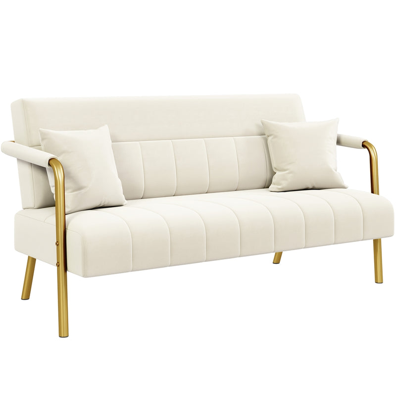 Yaheetech Upholstered Loveseat Sofa