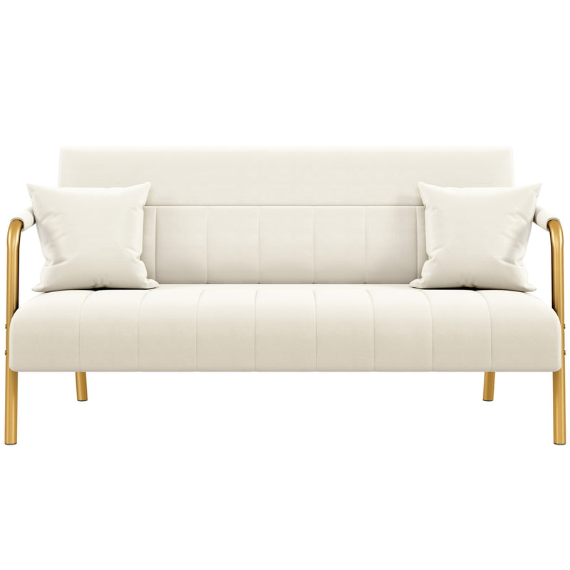 Yaheetech Upholstered Loveseat Sofa