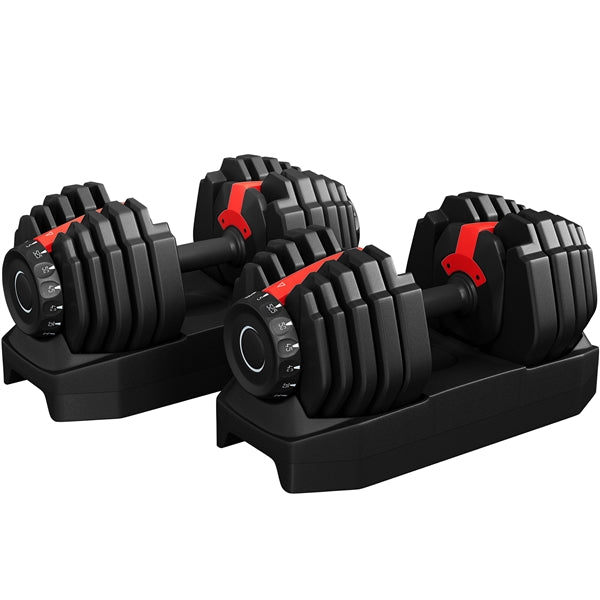 Yaheetech Adjustable Dumbbell Set 28/40/52.5/90LBS