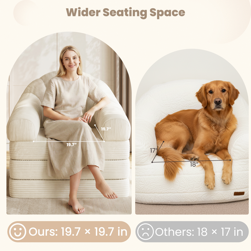 Yaheetech Folding Sofa Bed