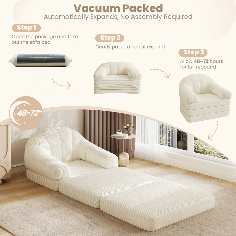 Yaheetech Folding Sofa Bed