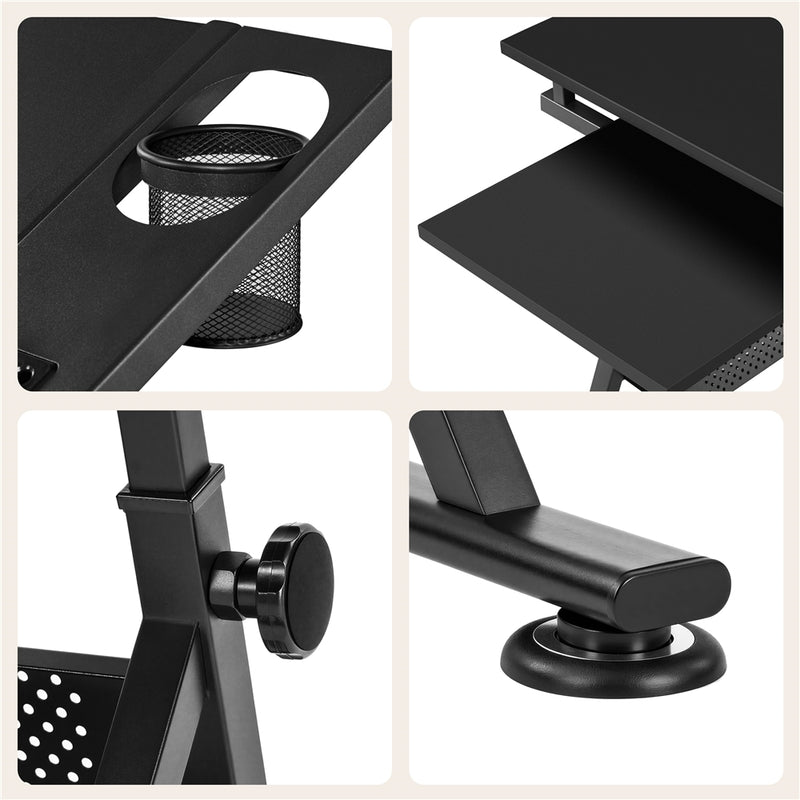 Yaheetech Adjustable Drawing&Drafting Table & Stool Set