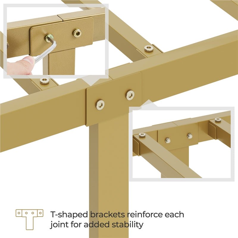Yaheetech Classic Metal Platform Bed Frame