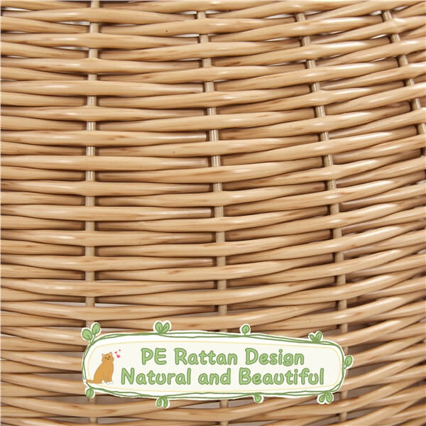 29.5″ Tall Rattan Cat House