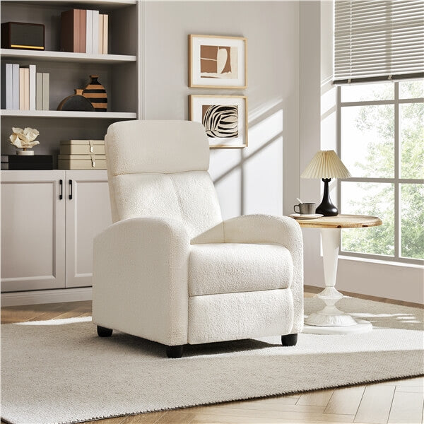 Yaheetech Fabric Pushback Recliner Chair
