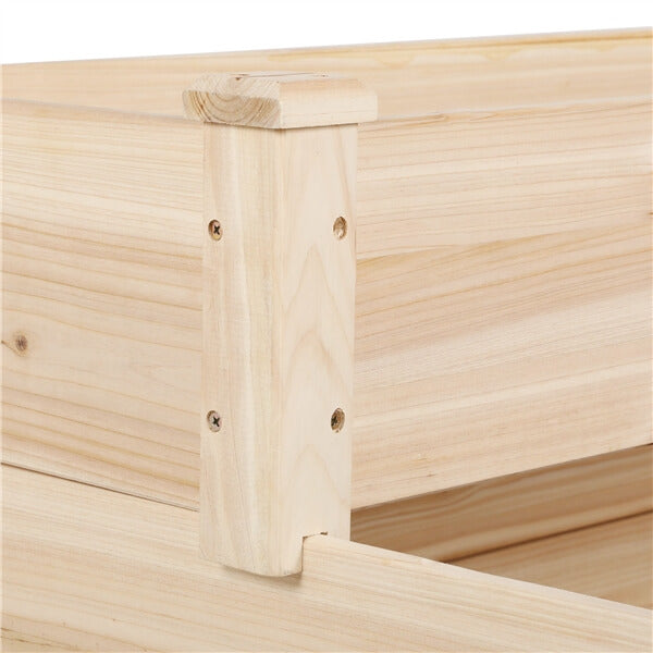 Yaheetech 3 Tier Raised Garden Bed Fir Wood