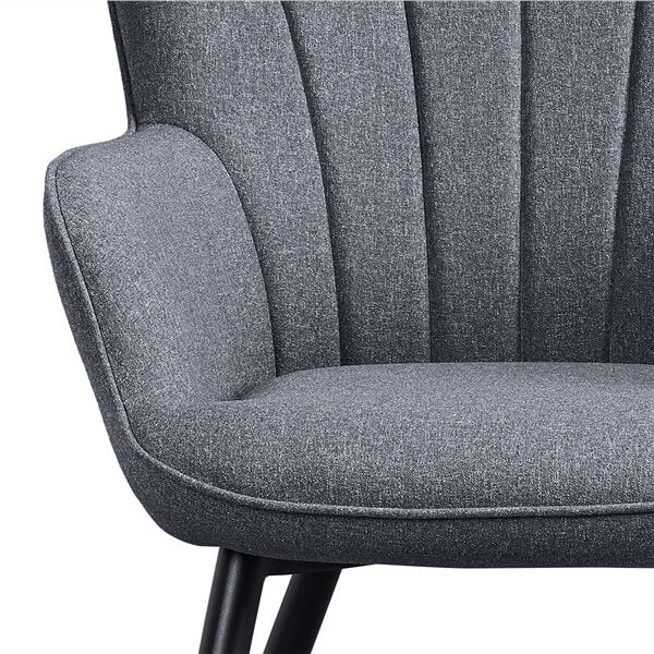 Yaheetech Pleated Fabric Armchair