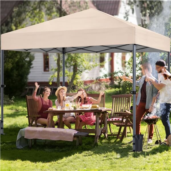 Yaheetech 10x10 1-Person Setup Pop Up Canopy Tent