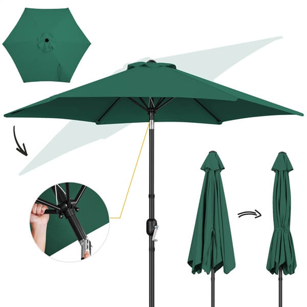 Yaheetech 9FT Patio Umbrella Outdoor with Heavy Duty Base