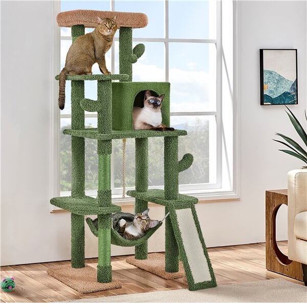 Yaheetech 63″ Height Cactus Cat Tree