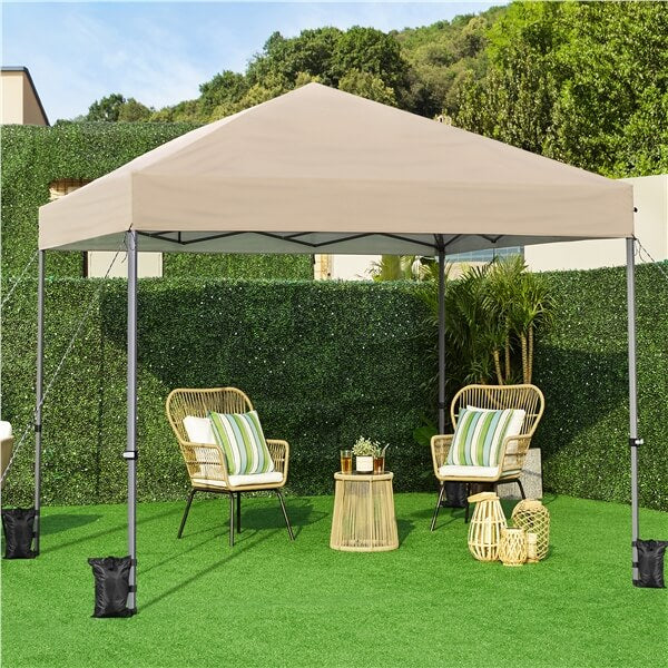 Yaheetech 10x10 1-Person Setup Pop Up Canopy Tent