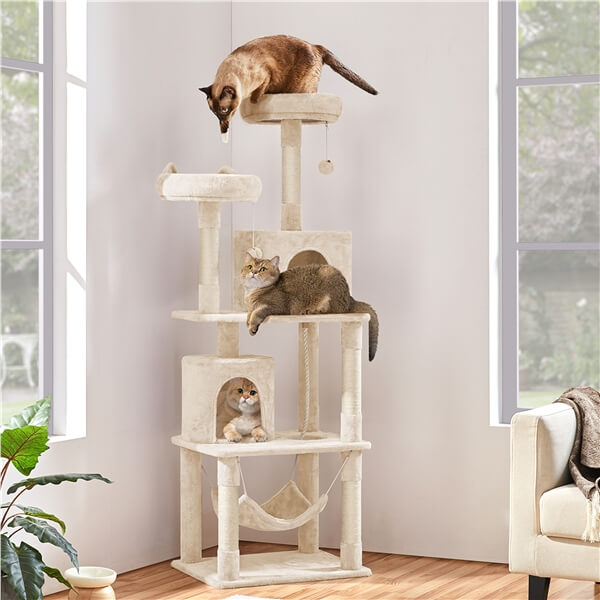 Yaheetech 71.5″ H Cat Tree for Indoor Cats
