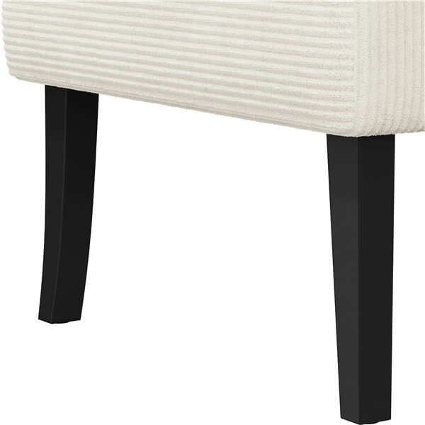 Yaheetech Corduroy Loveseat Small Couch