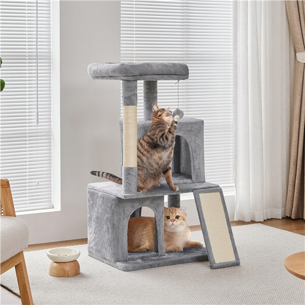 Cat Tree Multilevel Cat Tower with Double Condos Cat Houses