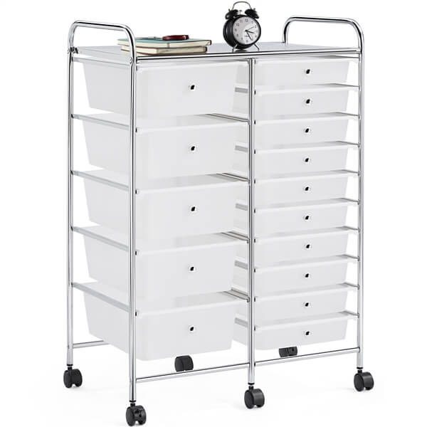 Yaheetech Utility Storage Cart with Wheels