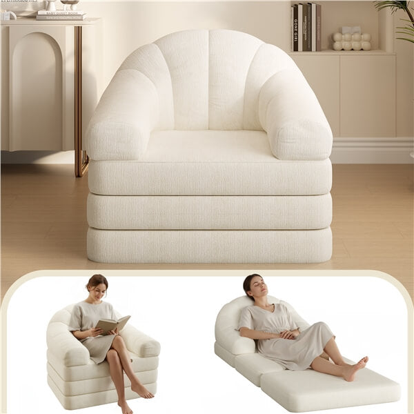 Yaheetech 2-in-1 Folding Sofa Bed