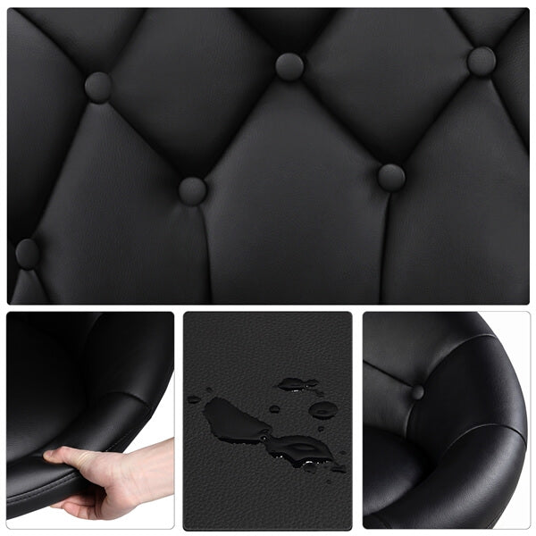 Yaheetech Height Adjustable Modern Round Barrel Chair
