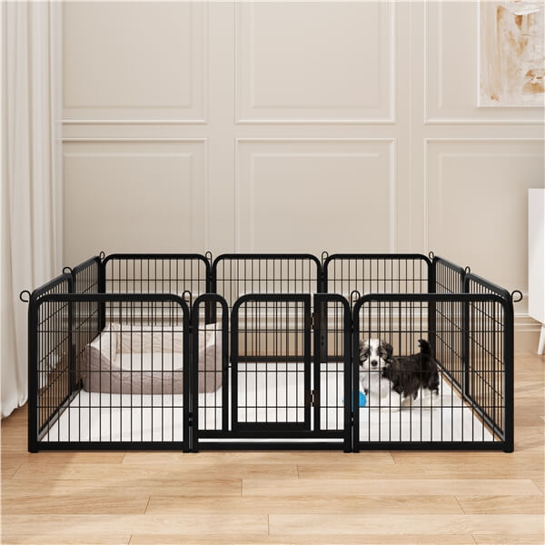 Yaheetech Dog Playpen, 24 inch 2 Panels Dog Pen