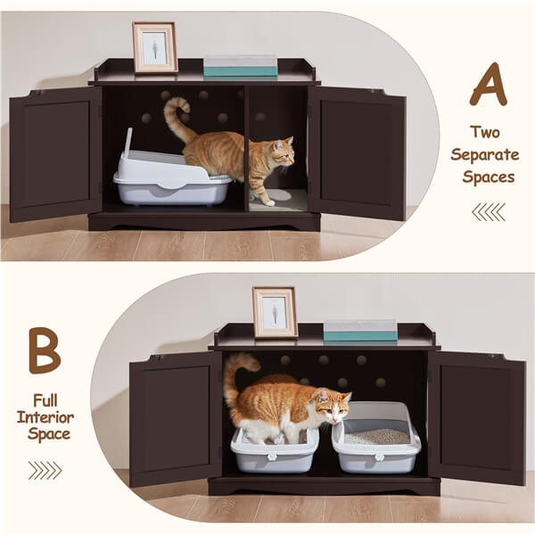 Yaheetech Cat Litter Box Enclosure