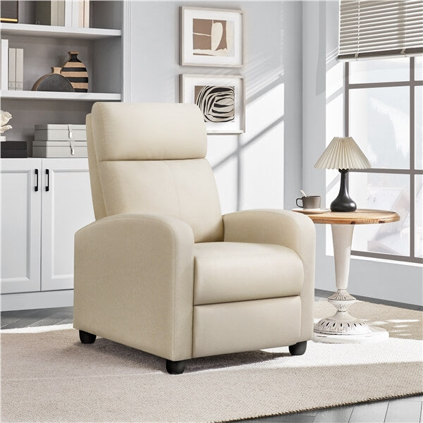 Yaheetech Modern Fabric Recliner Chair