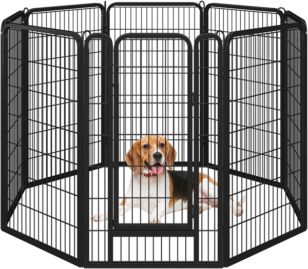 Yaheetech 47.5″ Tall 6/8 Panels Dog Playpen Outdoor