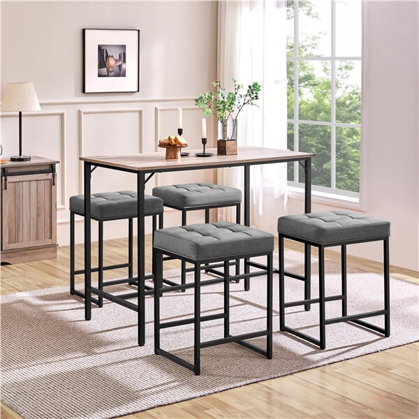 Yaheetech Bar Stools Set of 2, 24 Inch