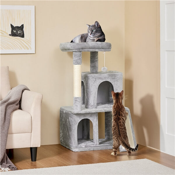 Cat Tree Multilevel Cat Tower with Double Condos Cat Houses