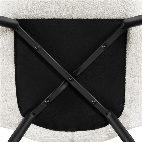 Yaheetech Boucle Accent Chair