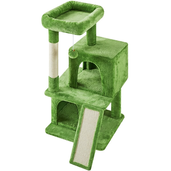 57.5'' Height Cat Tree Condo Kitten Tree Tower