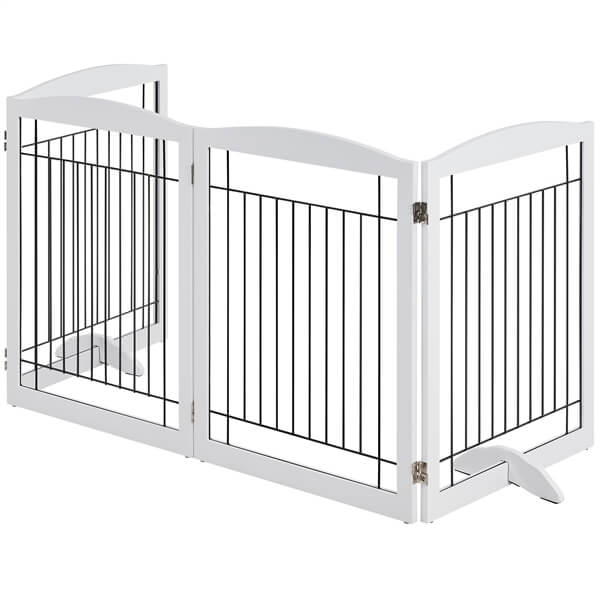 Yaheetech 32-inch Tall Dog Gate Extra Wide Pet Gate for Dogs