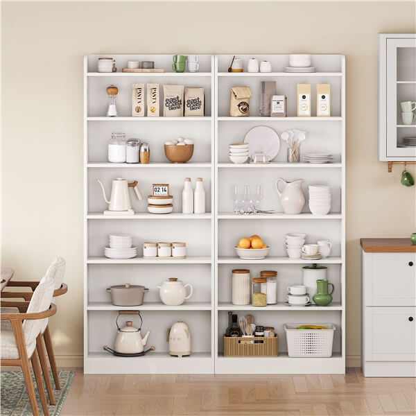 Yaheetech 7-layer Open Shelf Bookshelf