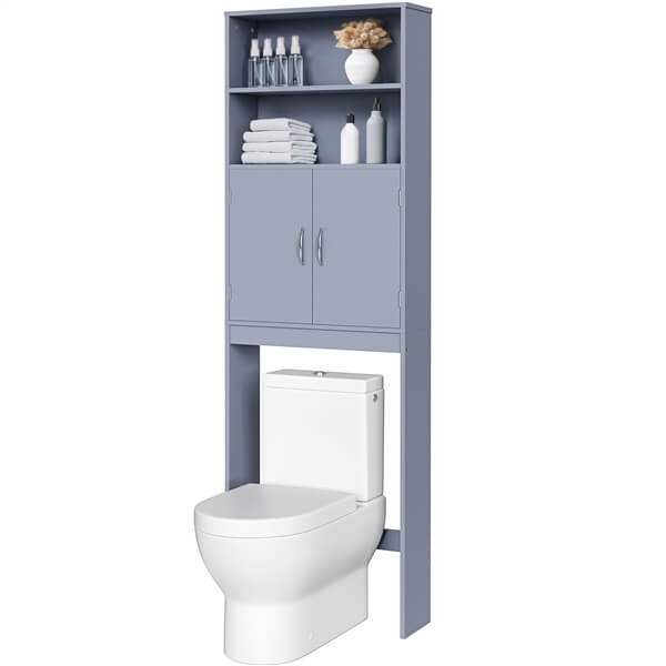 77″ Tall Over The Toilet Storage Cabinet