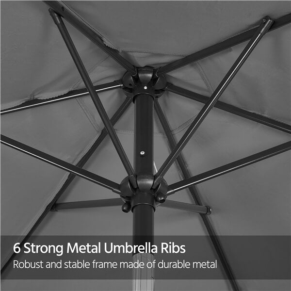 Yaheetech Patio Umbrella with Base Included