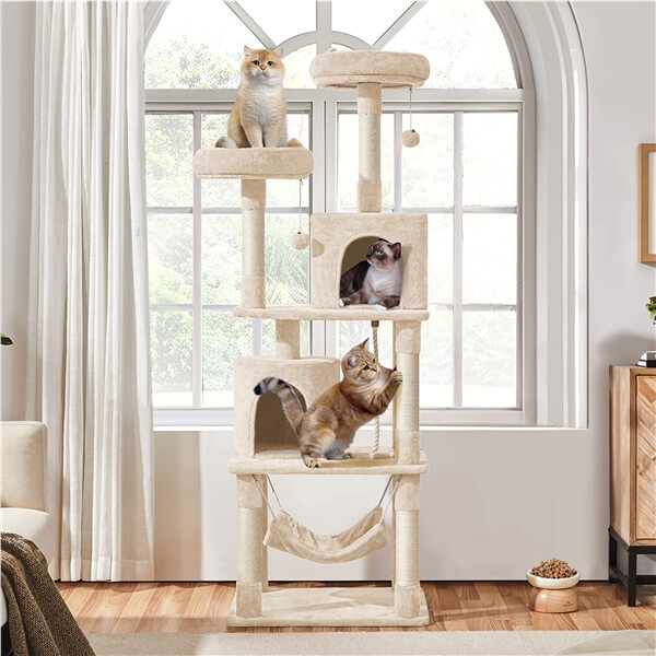 Yaheetech 71.5″ H Cat Tree for Indoor Cats
