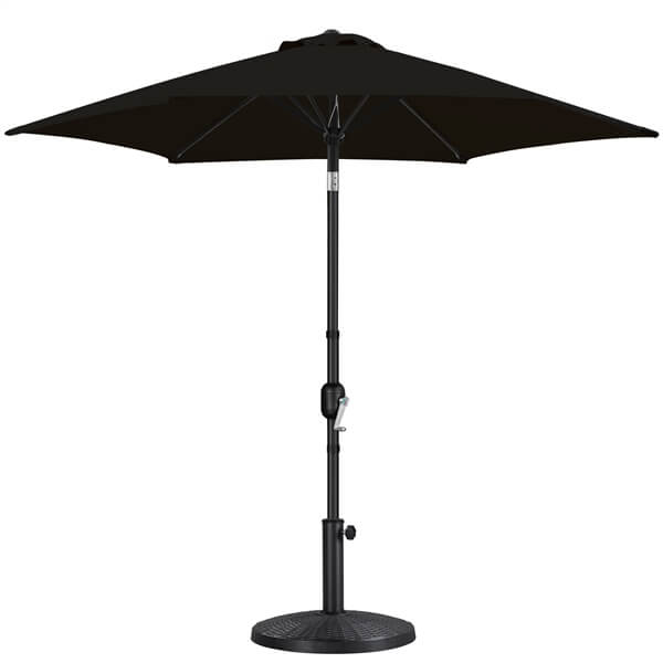Yaheetech 7.5FT/9FT Patio Umbrella with 22lb Umbrella Base Included