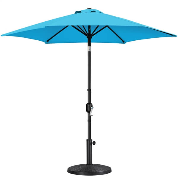 Yaheetech 7.5FT/9FT Patio Umbrella with 22lb Umbrella Base Included