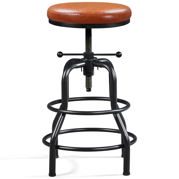 Yaheetech Industrial Bar Stools Vintage Counter Height Adjustable Metal Bar Stool