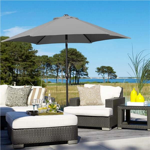 Yaheetech Patio Umbrella with Base Included