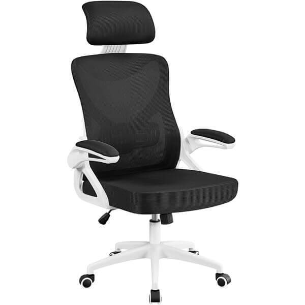 Yaheetech High Back Mesh Office Chair with 90° Flip-up Armrest
