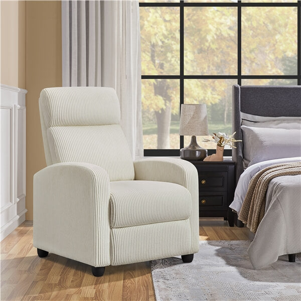 Yaheetech  Recliner Chair Corduroy Recliner Sofa