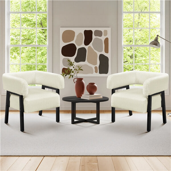 Yaheetech Accent Chair with Pocket Coiled Seat
