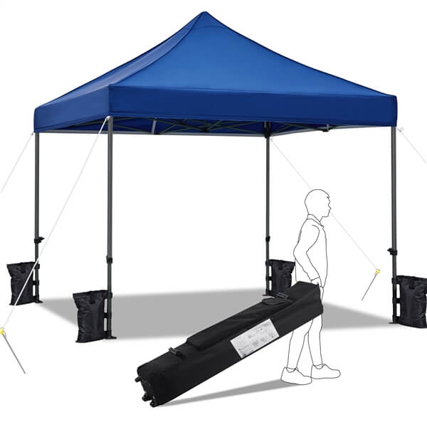 heavy duty canopy tent Yaheetech Pop-up Waterproof Canopy 10'x10', Blue