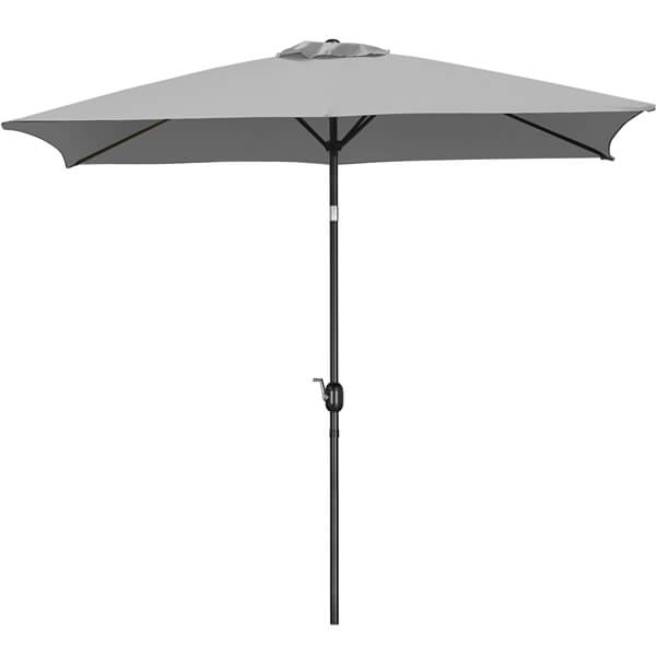 Yaheetech 6.5x10FT Rectangular Outdoor Patio Umbrella